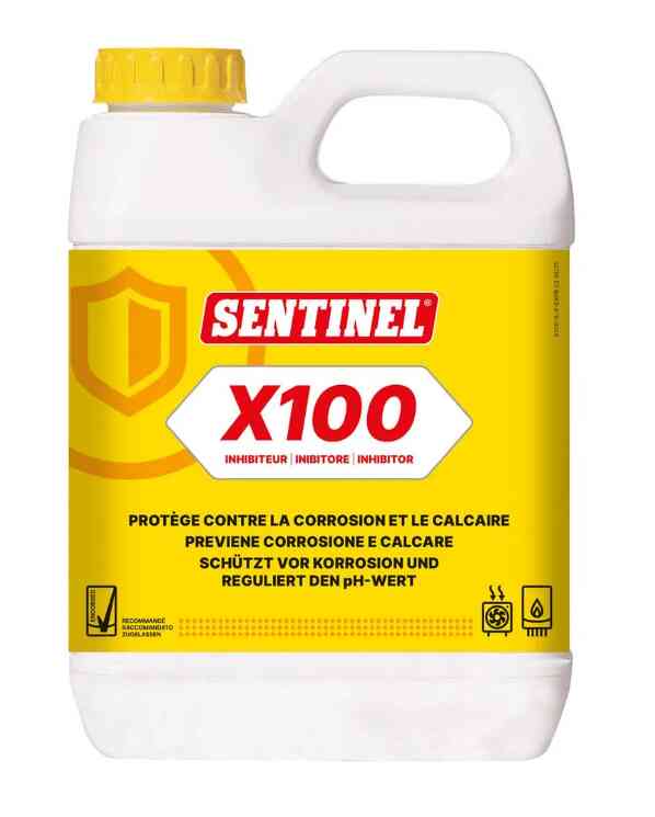 X100 INHIBIDOR ANTI-CORROSION MULTIMETALES E INCRUSTACIONES 1L. SENTINEL X100 INHIBIDOR ANTI-CORROSION MULTIMETALES E INCRUSTACIONES 1L. SENTINEL - Imagen 1