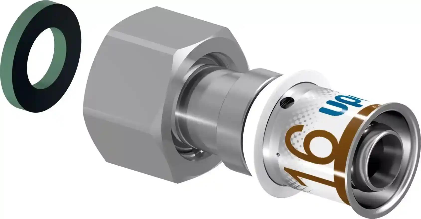 MULTICAPA RACOR H TUERCA MOVIL 32 x.1.14 UPONOR MULTICAPA RACOR H TUERCA MOVIL 32 x.1.1/4 UPONOR - Imagen 1