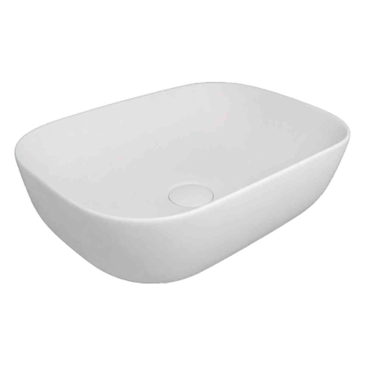 Evea 46 Lavabo Ovalado 46X32X13,5 Cm Sobre Encimera Blanco Mate Aquore Evea 46 Lavabo Ovalado 46X32X13,5 Cm Sobre Encimera Blanco Mate Aquore