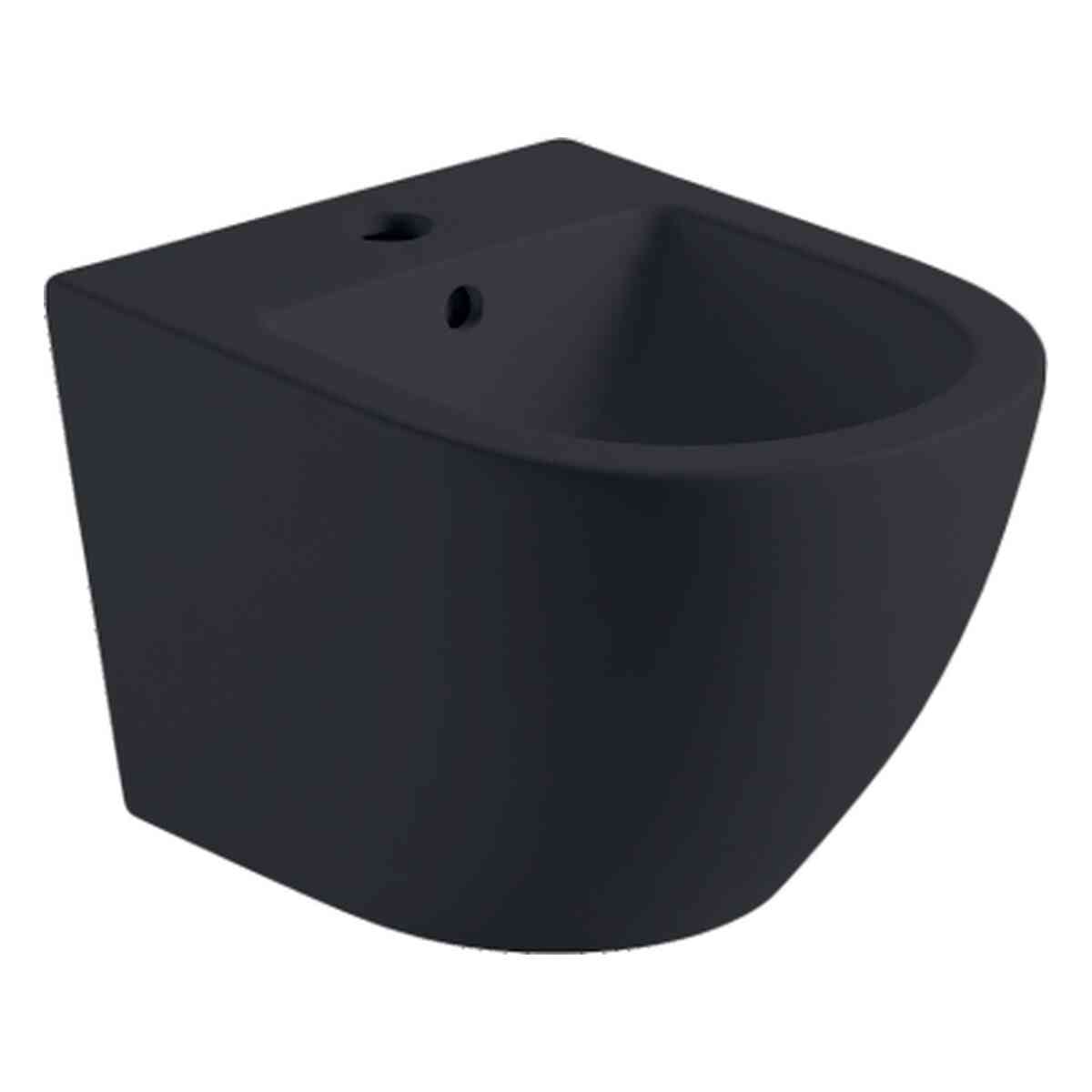 Génova Bidé Suspendido 37X49,5X32,5 Cm Negro Mate Aquore Génova Bidé Suspendido 37X49,5X32,5 Cm Negro Mate Aquore