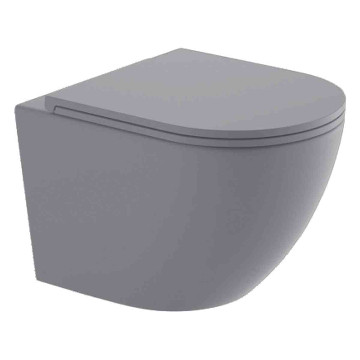 Génova Inodoro Suspendido 36,5X42,5X36,5 Cm Gris Claro Aquore Génova Inodoro Suspendido 36,5X42,5X36,5 Cm Gris Claro Aquore