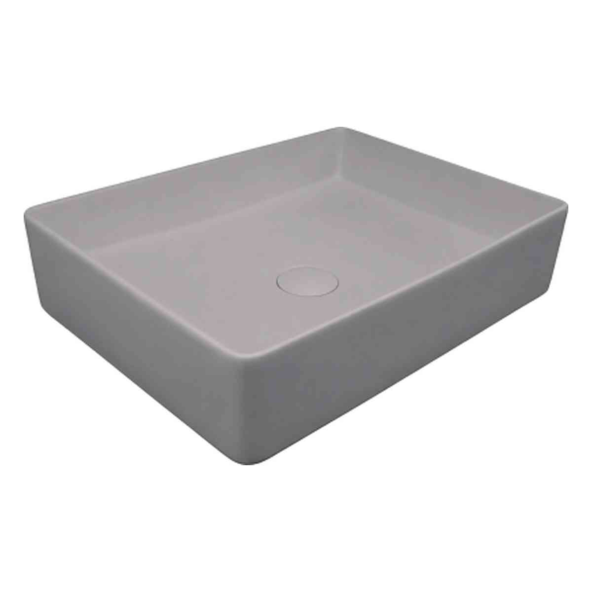 Qtro 47 Lavabo Rectangular 47X36X11 Cm Sobre Encimera Gris Claro Aquore Qtro 47 Lavabo Rectangular 47X36X11 Cm Sobre Encimera Gris Claro Aquore