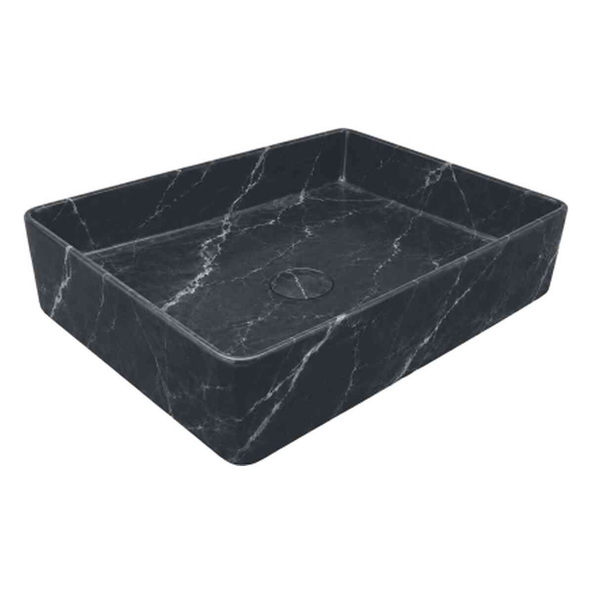 Qtro 47 Lavabo Rectangular 47X36X11 Cm Sobre Encimera Marquina Aquore Qtro 47 Lavabo Rectangular 47X36X11 Cm Sobre Encimera Marquina Aquore