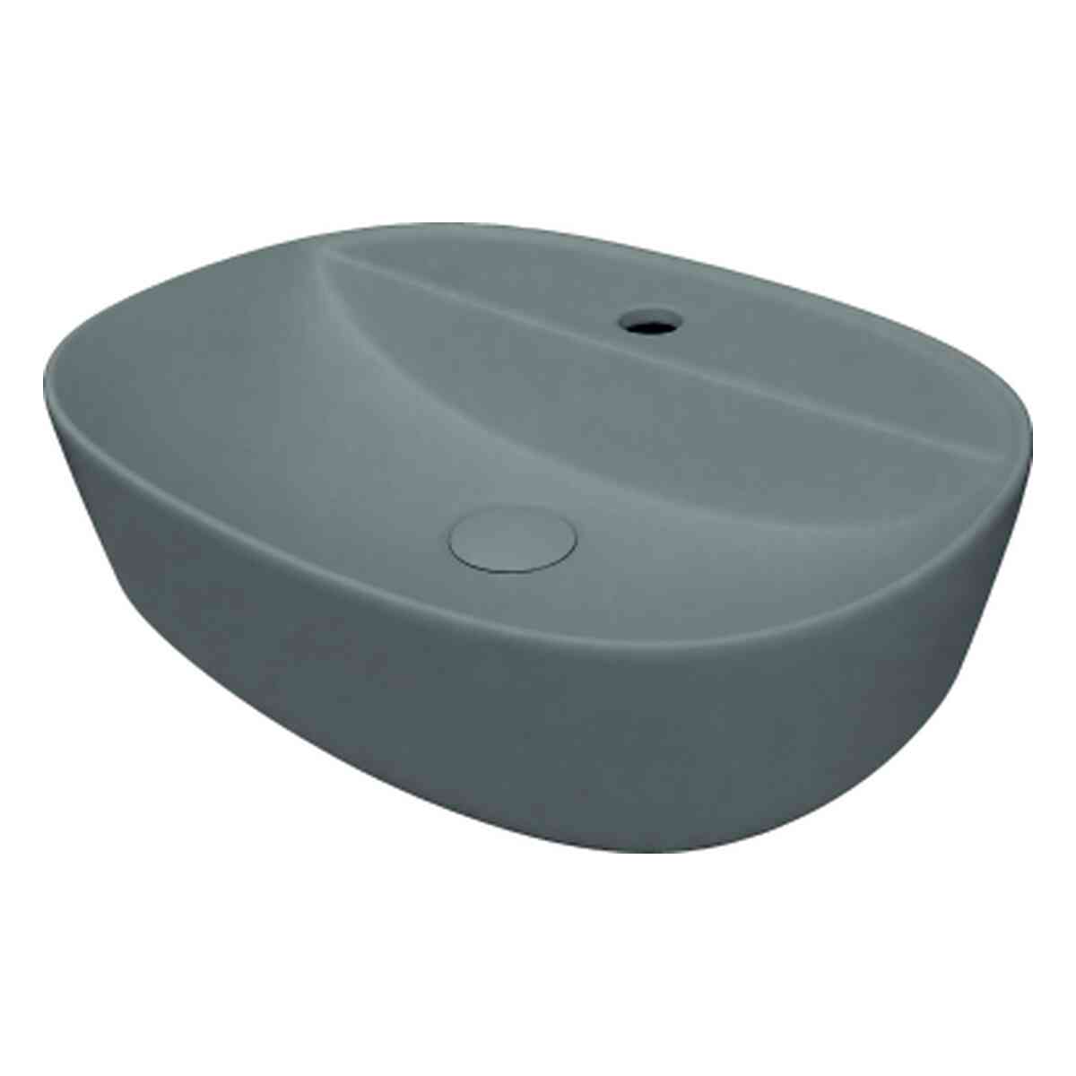 Spin 50Cg Lavabo Ovalado Con Agujero 50,5X38,5X12 Cm Sobre Encimera Forest Aquor Spin 50Cg Lavabo Ovalado Con Agujero 50,5X38,5X12 Cm Sobre Encimera Forest Aquor